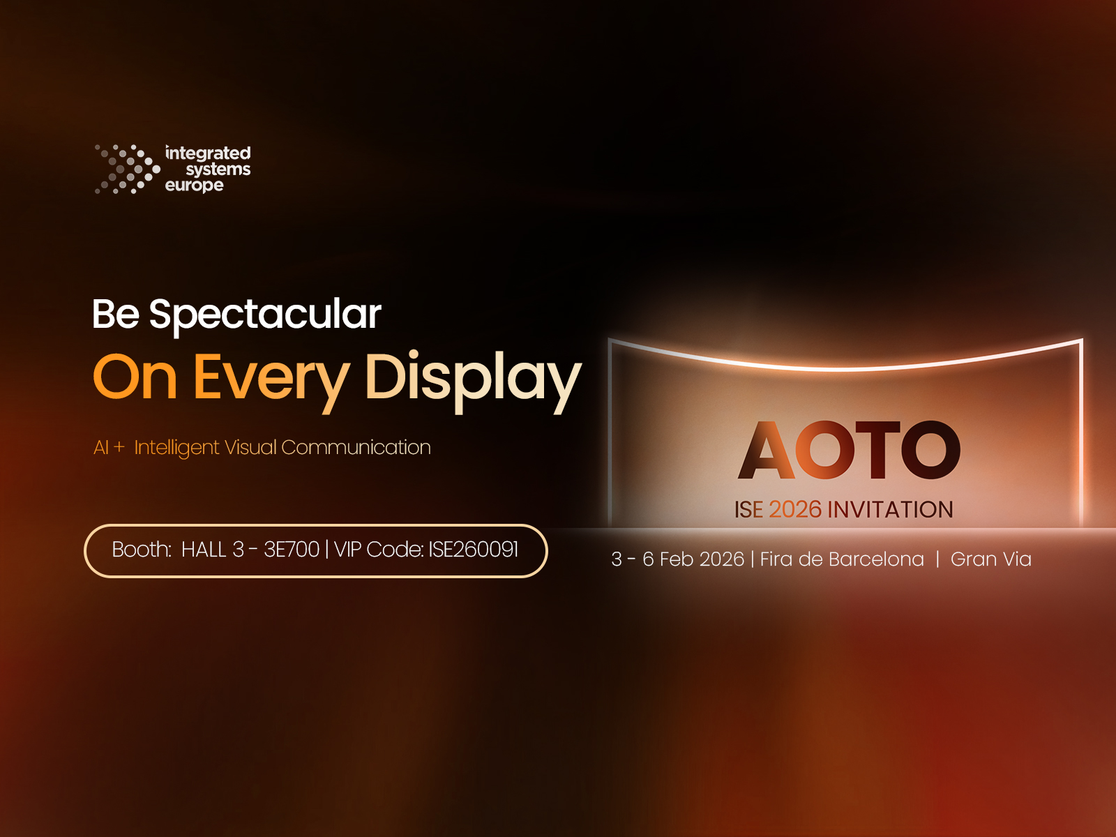 AOTO to Debut Two Major New Products at ISE2026