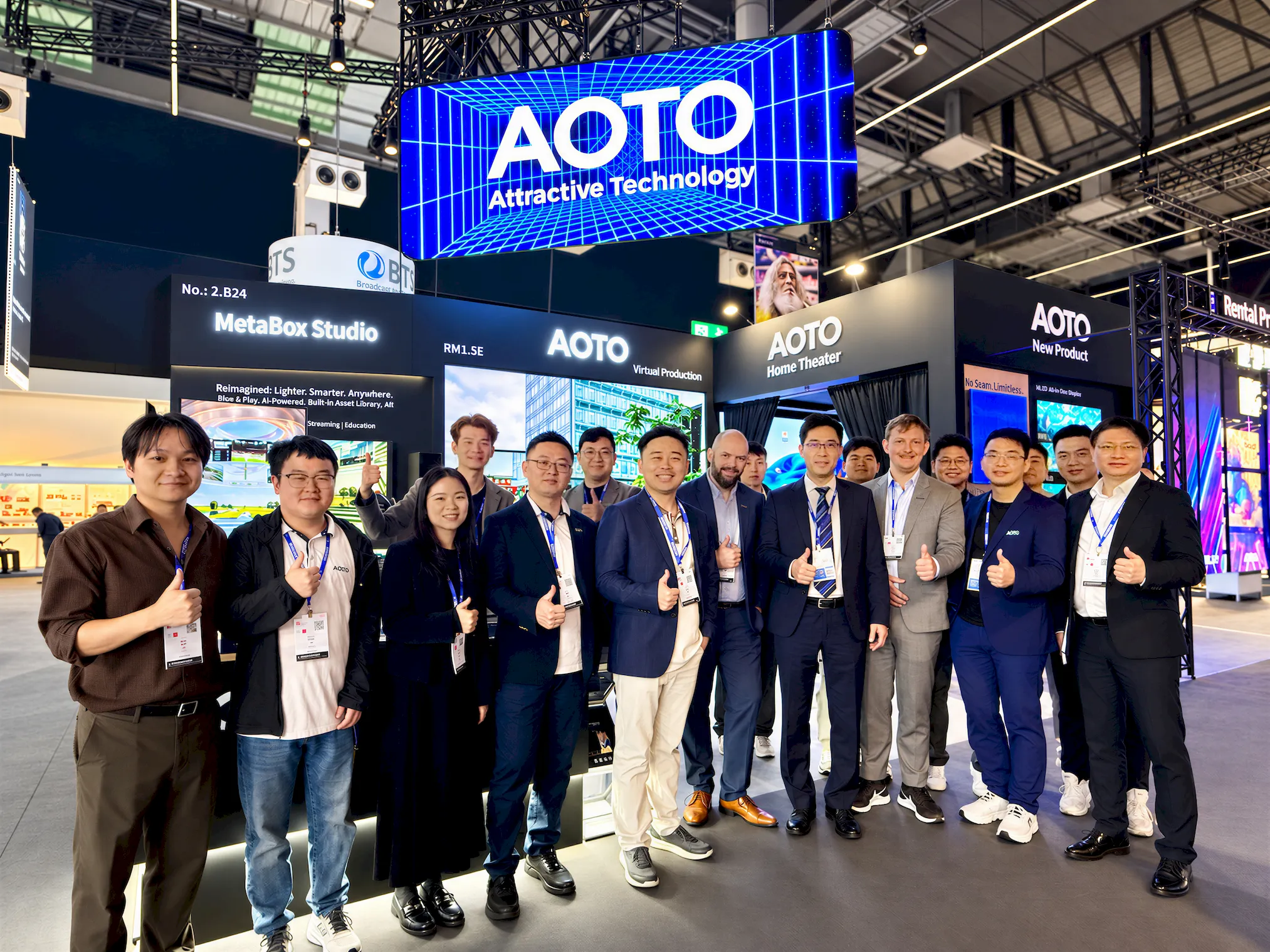 AOTO Brings Virtual Production and a Broader Display Portfolio to IBC2026